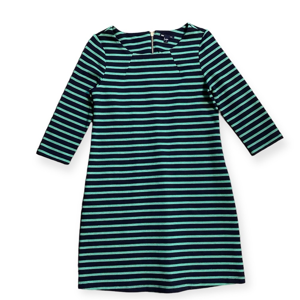 GAP Striped Dress Women’s Small Navy Blue and Green